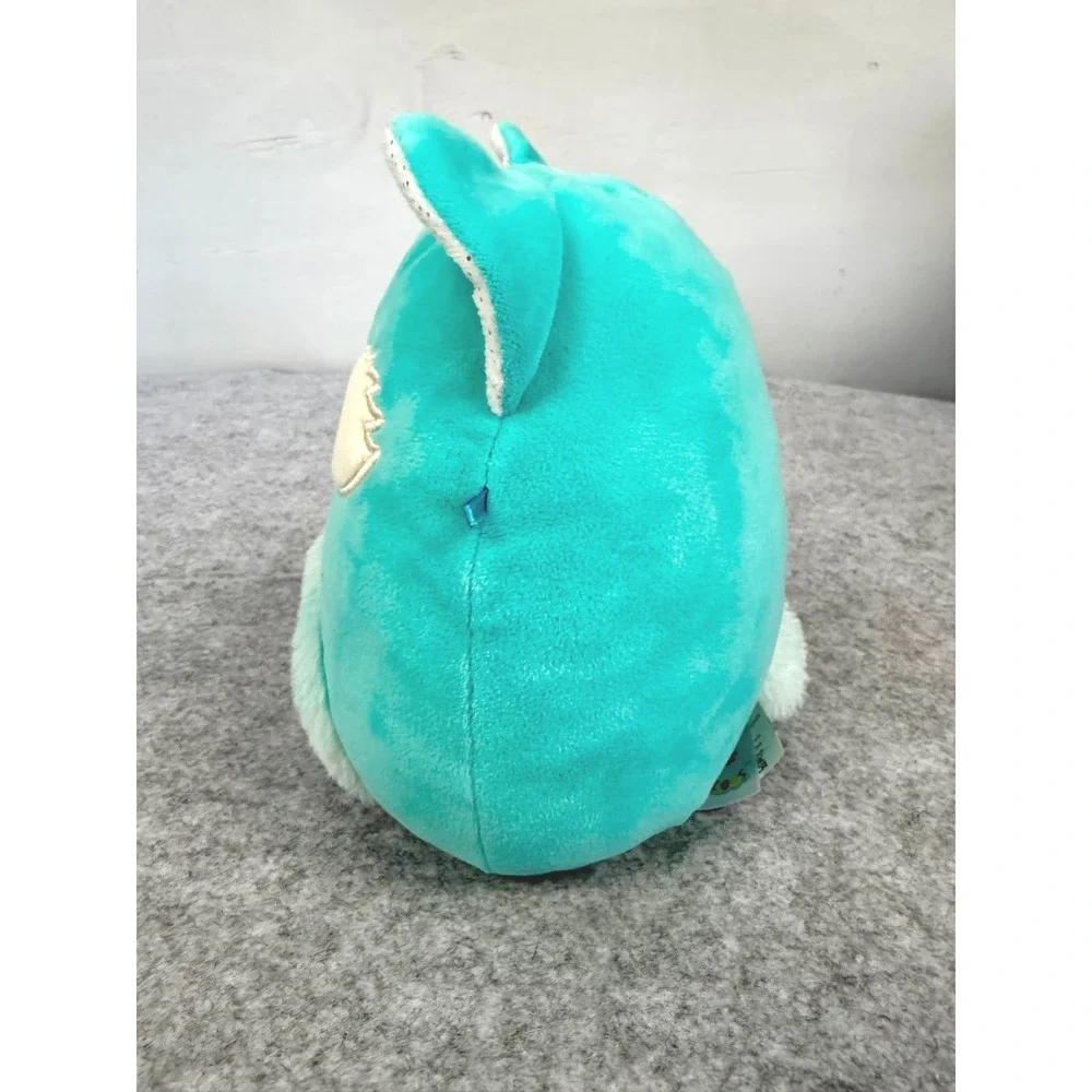 Squishmallows Feodora‎ the Caticorn Fox Teal Blue Fuzzy Belly Plush 8 Inch